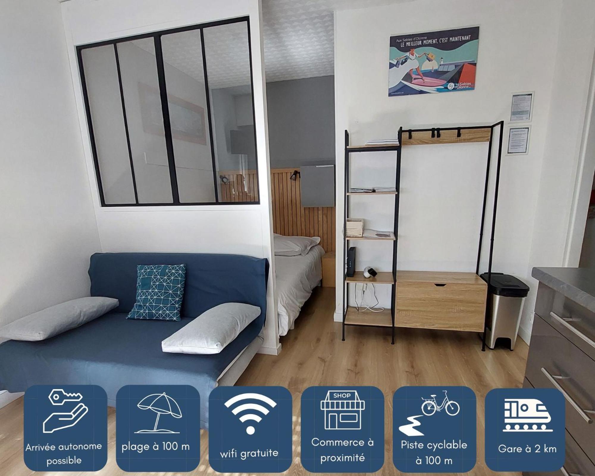 Studio La Salicorne Au Sables D'Olonne Les Sables-dʼOlonne Kültér fotó